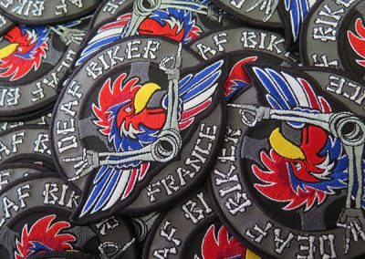 patch biker personnalisé