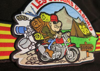 patch biker personnalisé