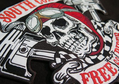 patch biker personnalisé