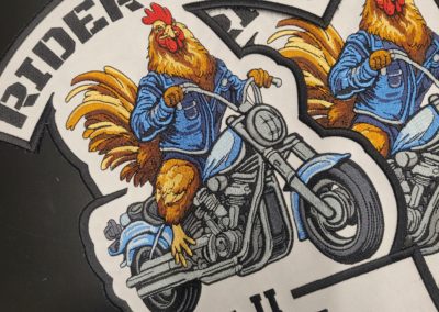 ecusson broderie biker