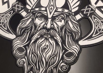 ecusson biker patch brodé viking